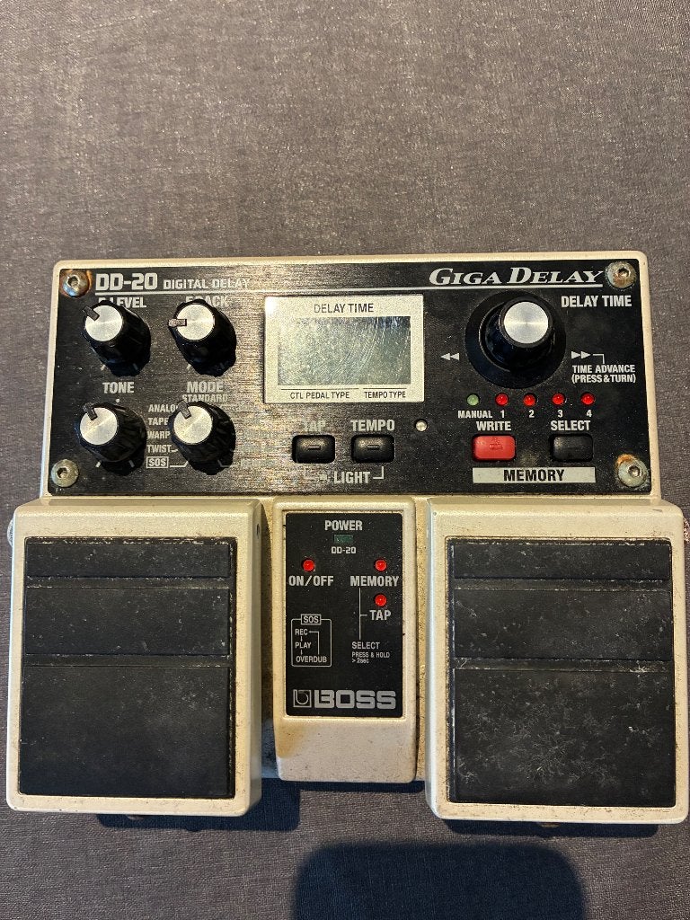 Boss DD 20 Giga Delay, Muziek en Instrumenten, Effecten, Ophalen of Verzenden, Gebruikt, Delay of Echo