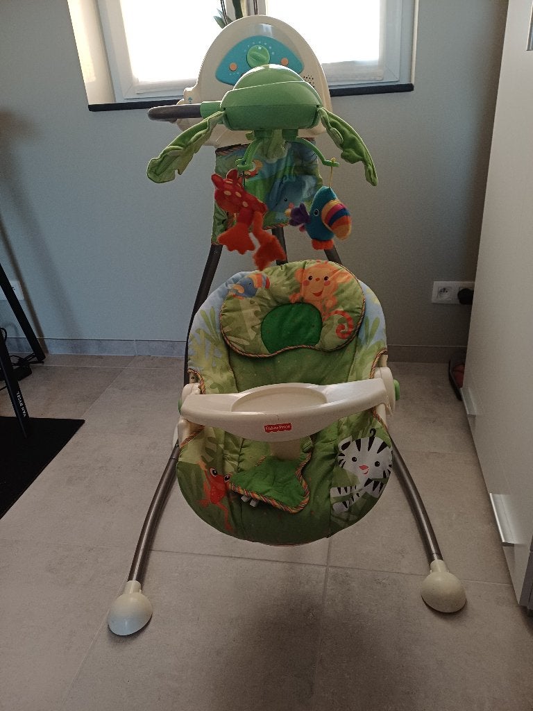 Schommelstoel baby, Kinderen en Baby's, Wipstoeltjes, Ophalen, Gebruikt, Schommelstoel, Fisher-Price