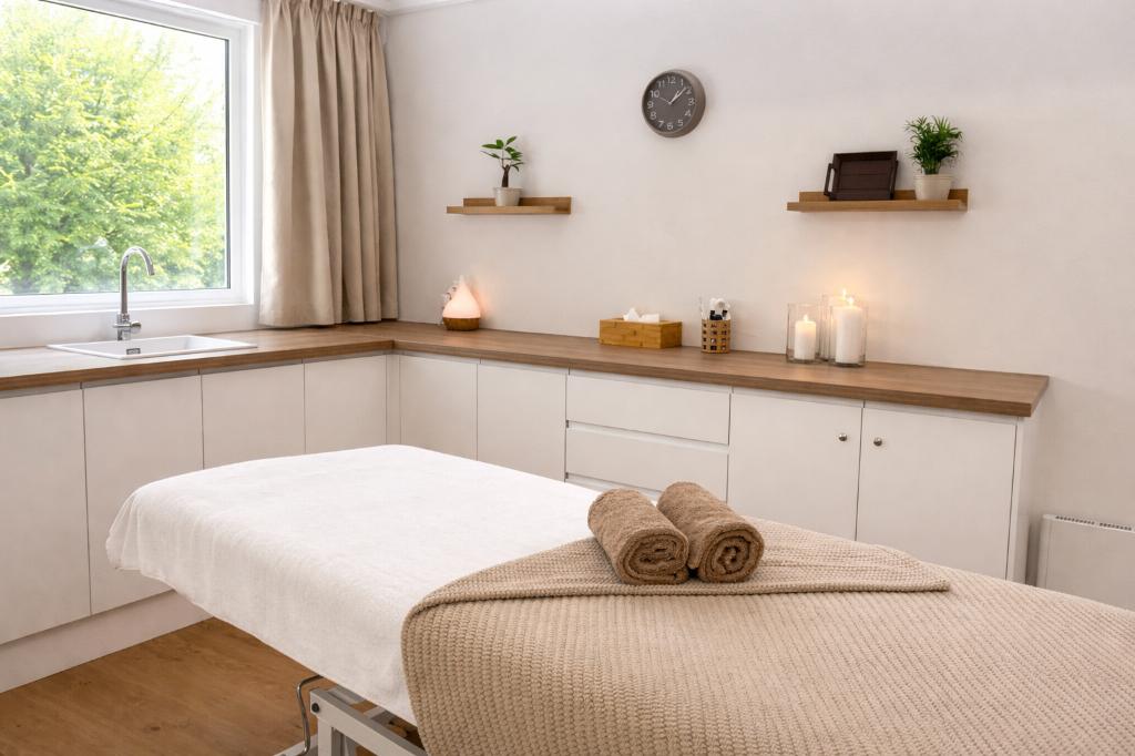 Épilation définitive, soin du visage et massage, Massage relaxant