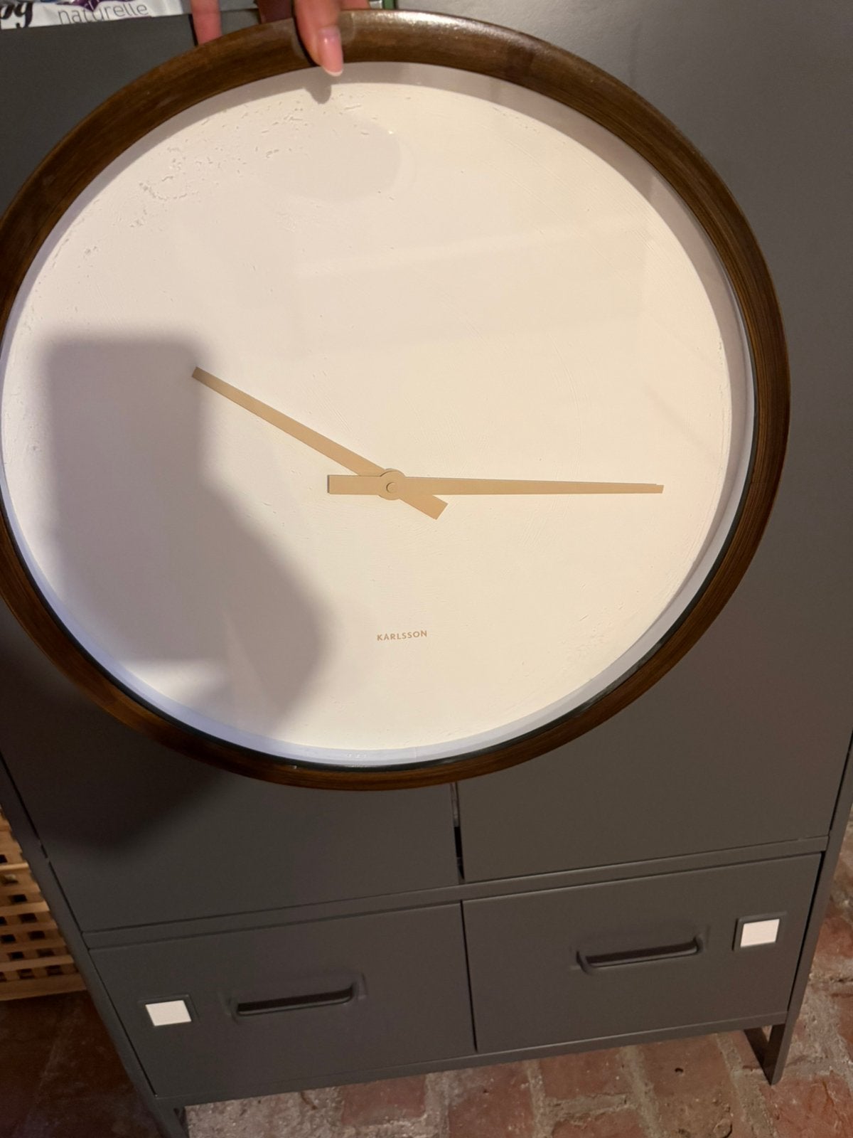 Wandklok karlsson, Huis en Inrichting, Ophalen, Zo goed als nieuw, Karlsson, Wandklok