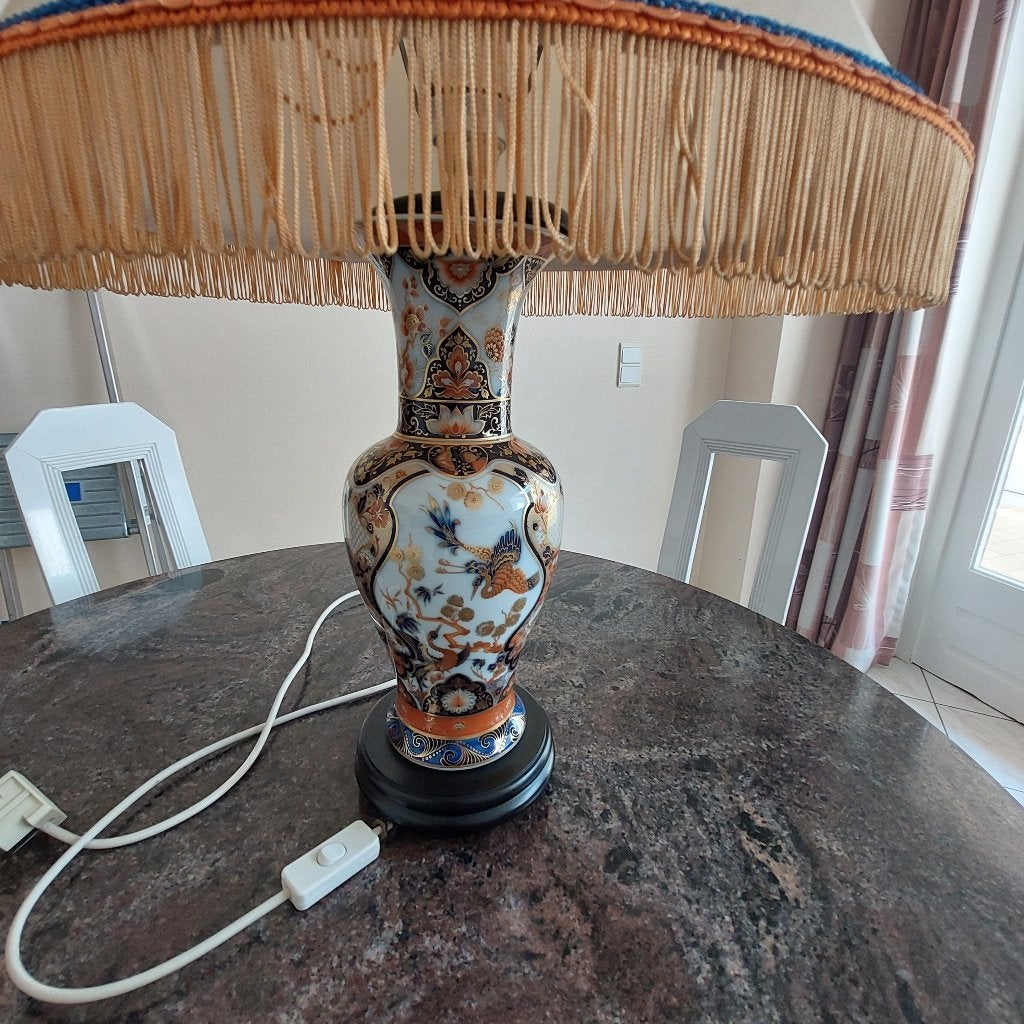 lampe de table, Maison & Meubles, Lampes | Lampes de table, Vintage, Blanc, 75 cm, Utilisé