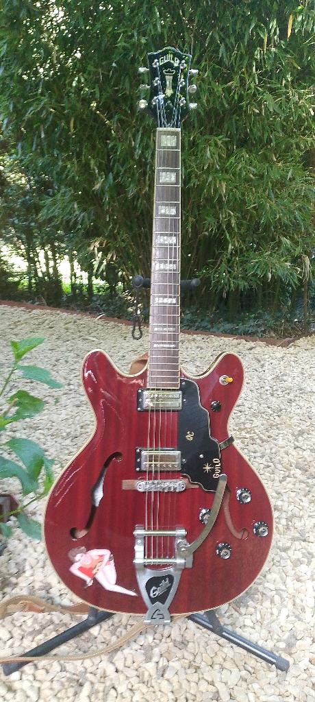 GUILD Starfire VI, Bigsby, volume général, roller bridge., Musique & Instruments, Instruments à corde | Guitares | Électriques