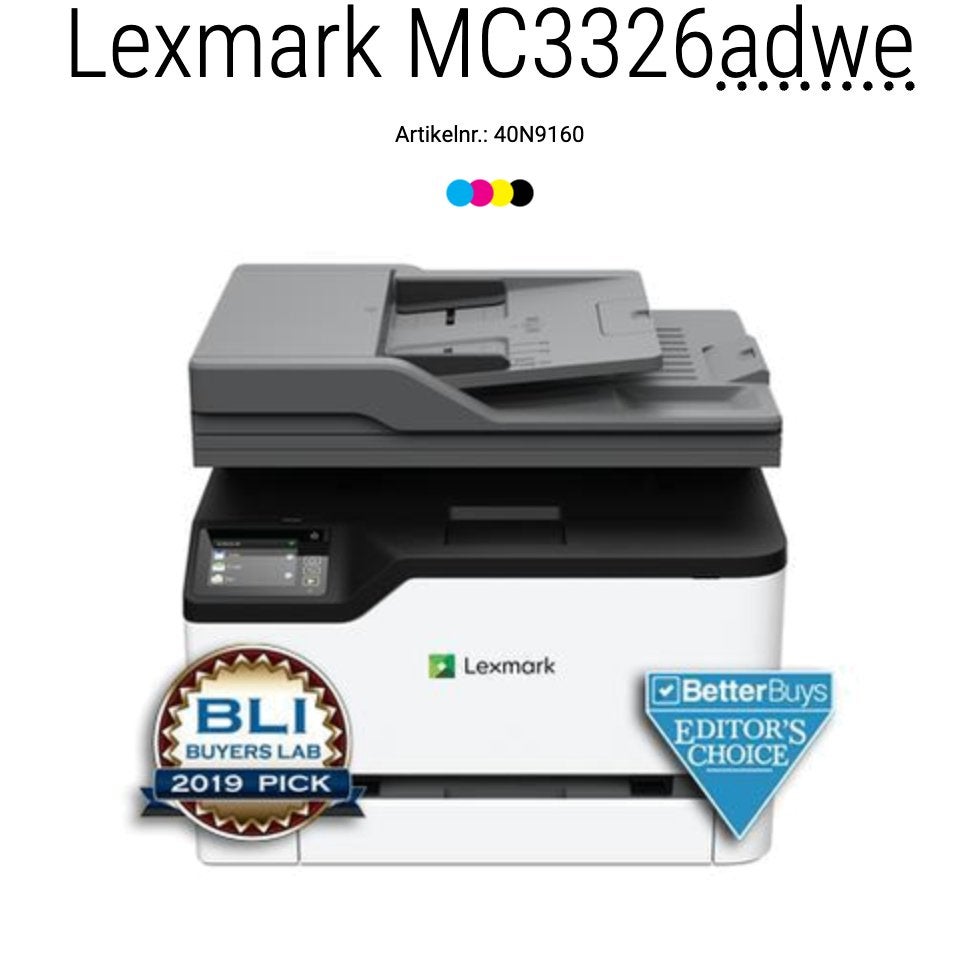 Lexmark MC3326adwe Kleur Laser Printer, Computers en Software, Ophalen, Gebruikt, Lexmark, All-in-one