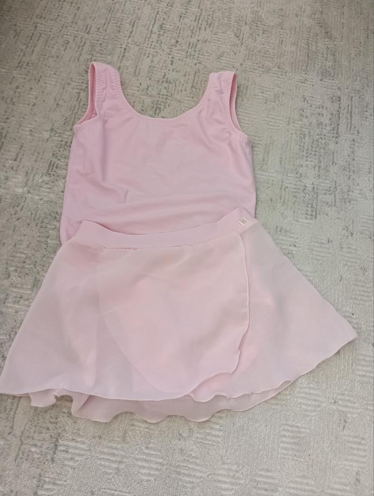 Balletkostuum (128 maat) en rokje, Sport en Fitness, Ballet, Ophalen