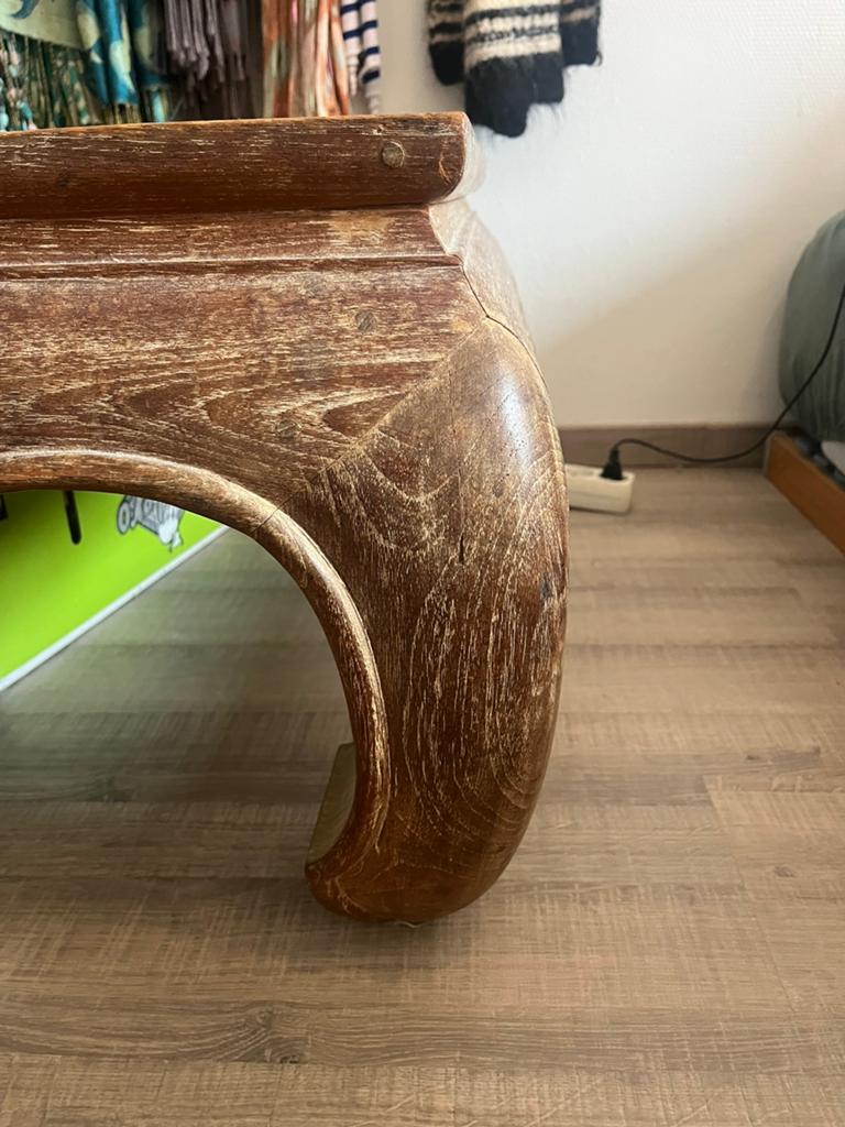 TABLE EN TECK OPIUM, Maison & Meubles, Tables | Tables de salon, Enlèvement, Comme neuf, Teck