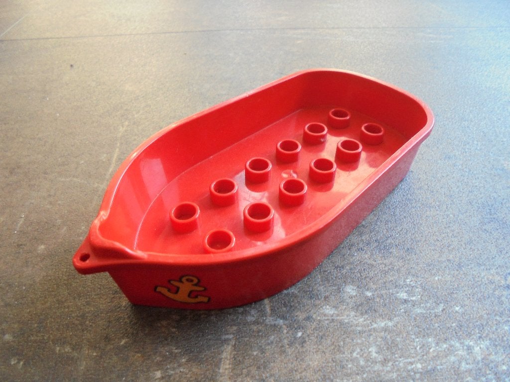 Lego Duplo Boat with 12 Studs (zie foto's), Enlèvement ou Envoi, Utilisé, Briques en vrac, Duplo