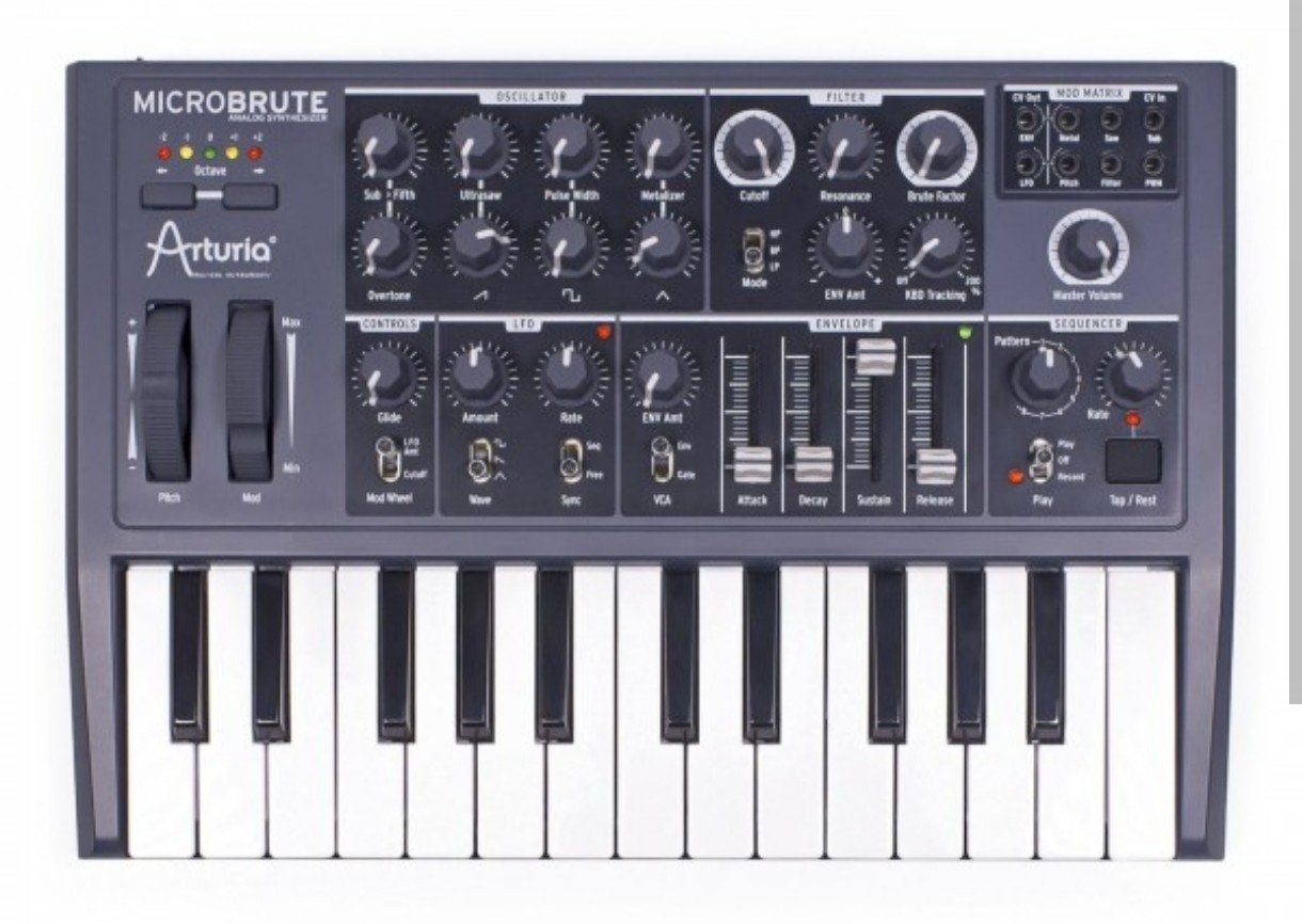 Arturia Microbrute, Muziek en Instrumenten, Gebruikt, Met midi-aansluiting, Ophalen, 49 toetsen