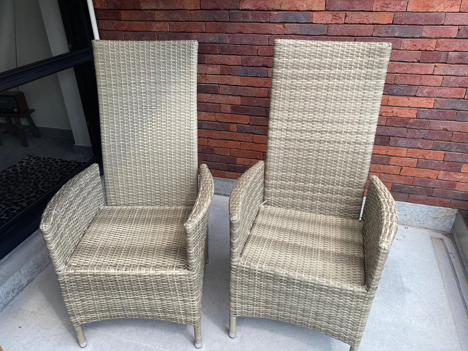 2 teras of tuin stoelen, Tuin en Terras, Ophalen, Gebruikt, Stoel, Tuinset
