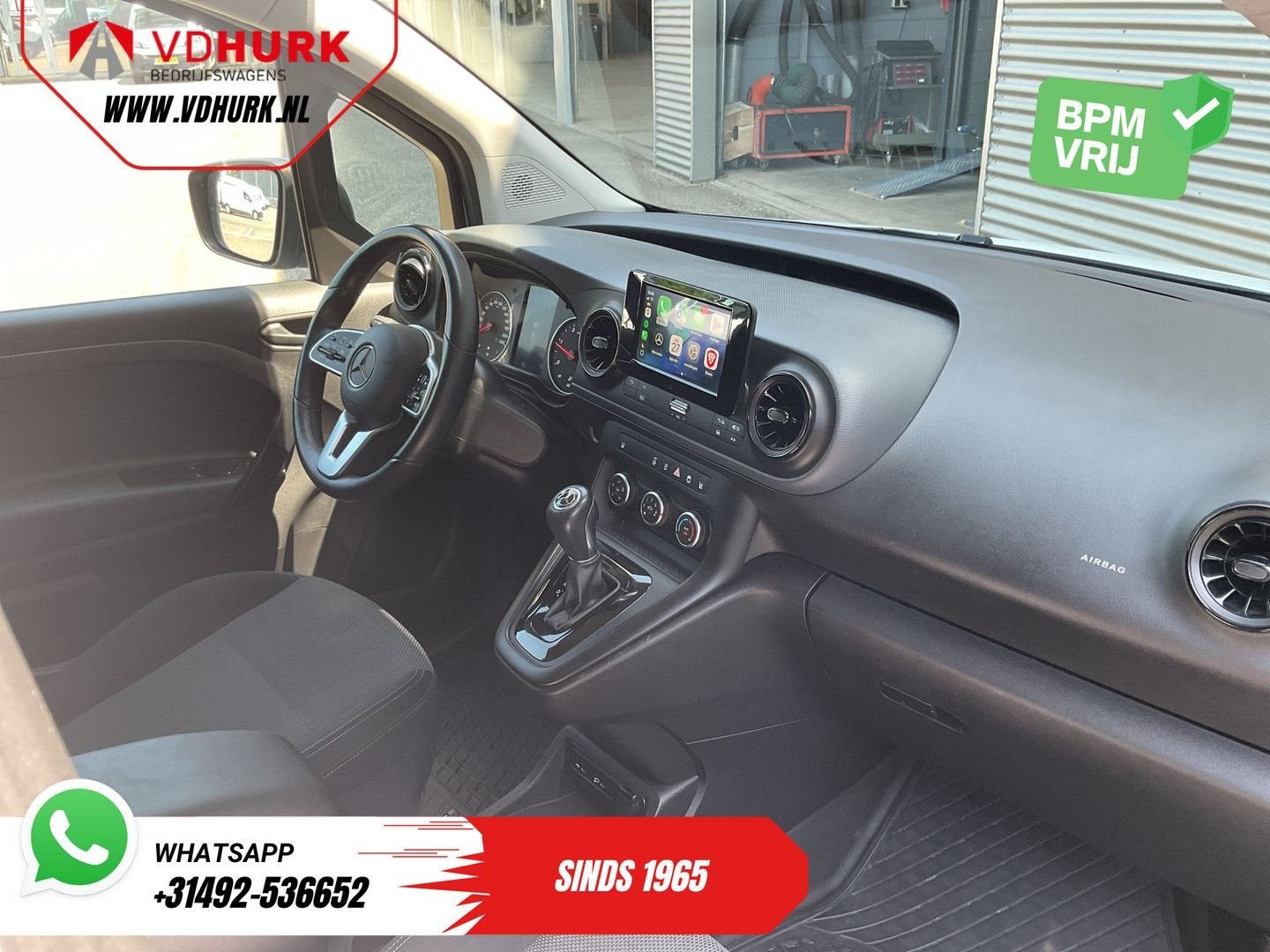 Mercedes-Benz Citan 110 CDI Aut. LED/ Carplay/ Stoelverw./ A, Automaat, Electronic Stability Program (ESP), Wit, Mercedes-Benz