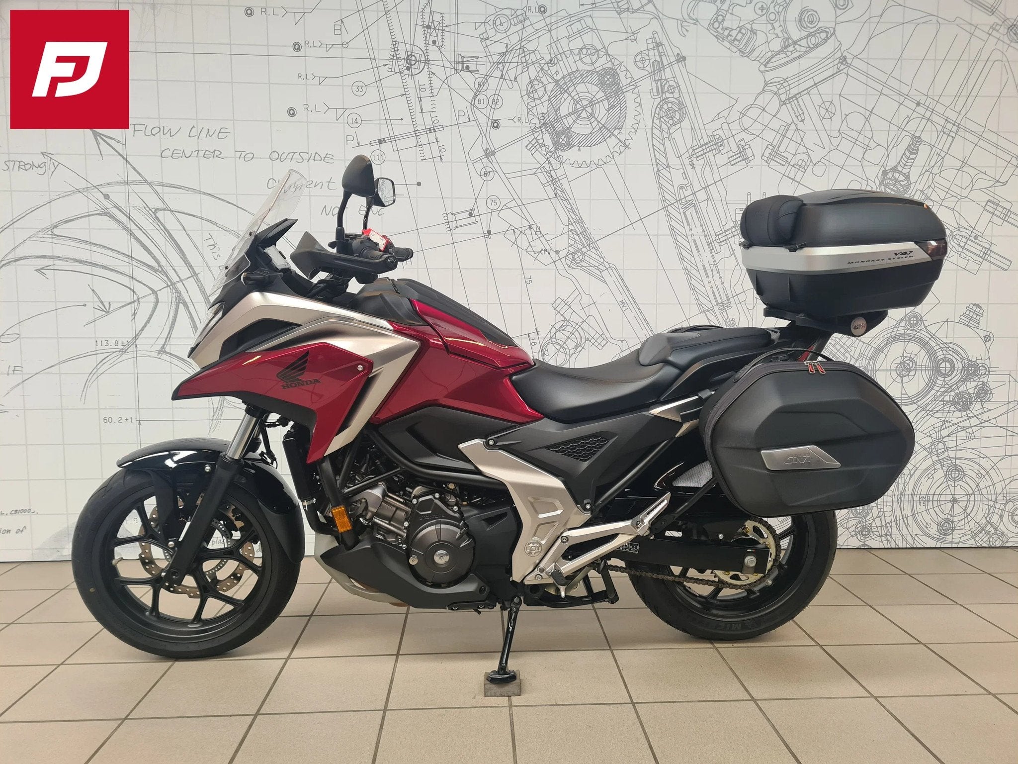 Honda NC750X DCT (année de construction 2024), Motos, Entreprise, Occasion, Plus de 35 kW, Automatique