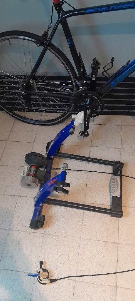 Koersfiets Merida met rollen, Vélos & Vélomoteurs, Vélos | Vélos de course, Frein sur jante, Aluminium, Enlèvement, Utilisé