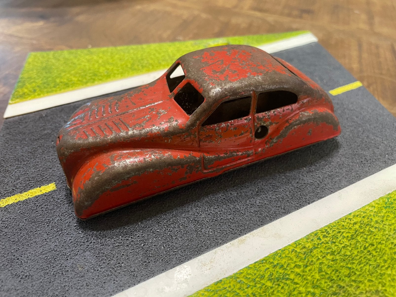 Blikken speelgoed auto antiek, Ophalen of Verzenden, Gebruikt, Auto