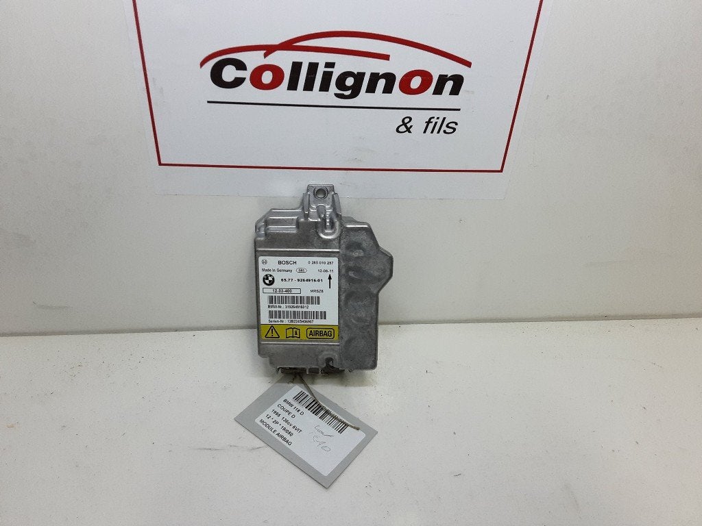 BOITIER AIRBAG BMW 1 serie (E82) (0285010257), Mevr. I. Hauben, Utilisé, BMW, Rue de l'Espoir 34 34
4030  GRIVEGNÉE, BE