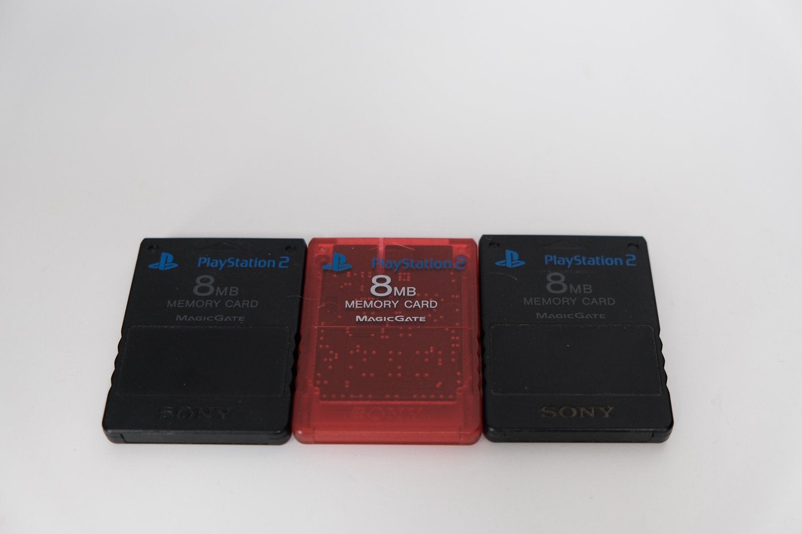Playstation 2 Memory Card - 3 stuks, Games en Spelcomputers, Gebruikt, Overige typen, Overige merken, PlayStation
