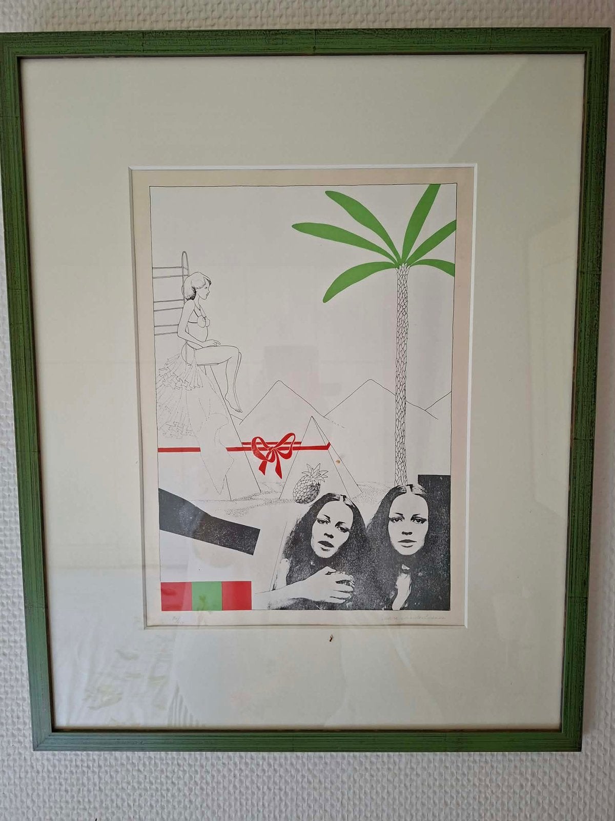 Originele gesigneerde Zeefdruk Marc Vanderleenen Kunst, Antiek en Kunst, Genummerd, Ophalen of Verzenden, Zeefdruk