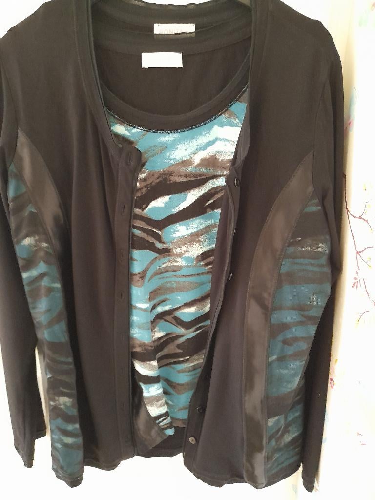 Mooi topje met vestje Bonita, Kleding | Dames, Ophalen of Verzenden, Zo goed als nieuw, Maat 38/40 (M)