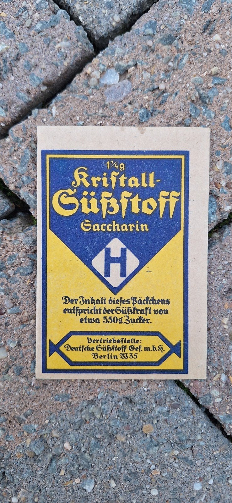 Duitse suikerzak, Ophalen