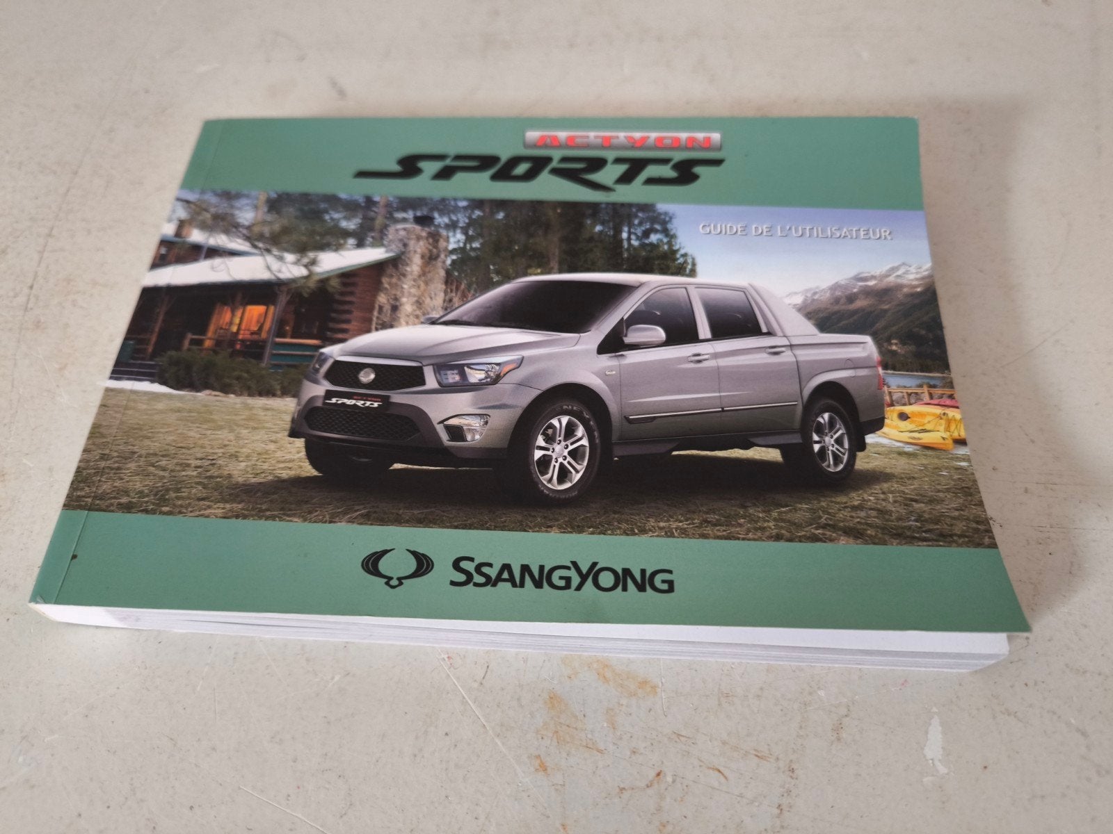 Handleiding Ssangyong Actyon Sports in het Frans, Ophalen
