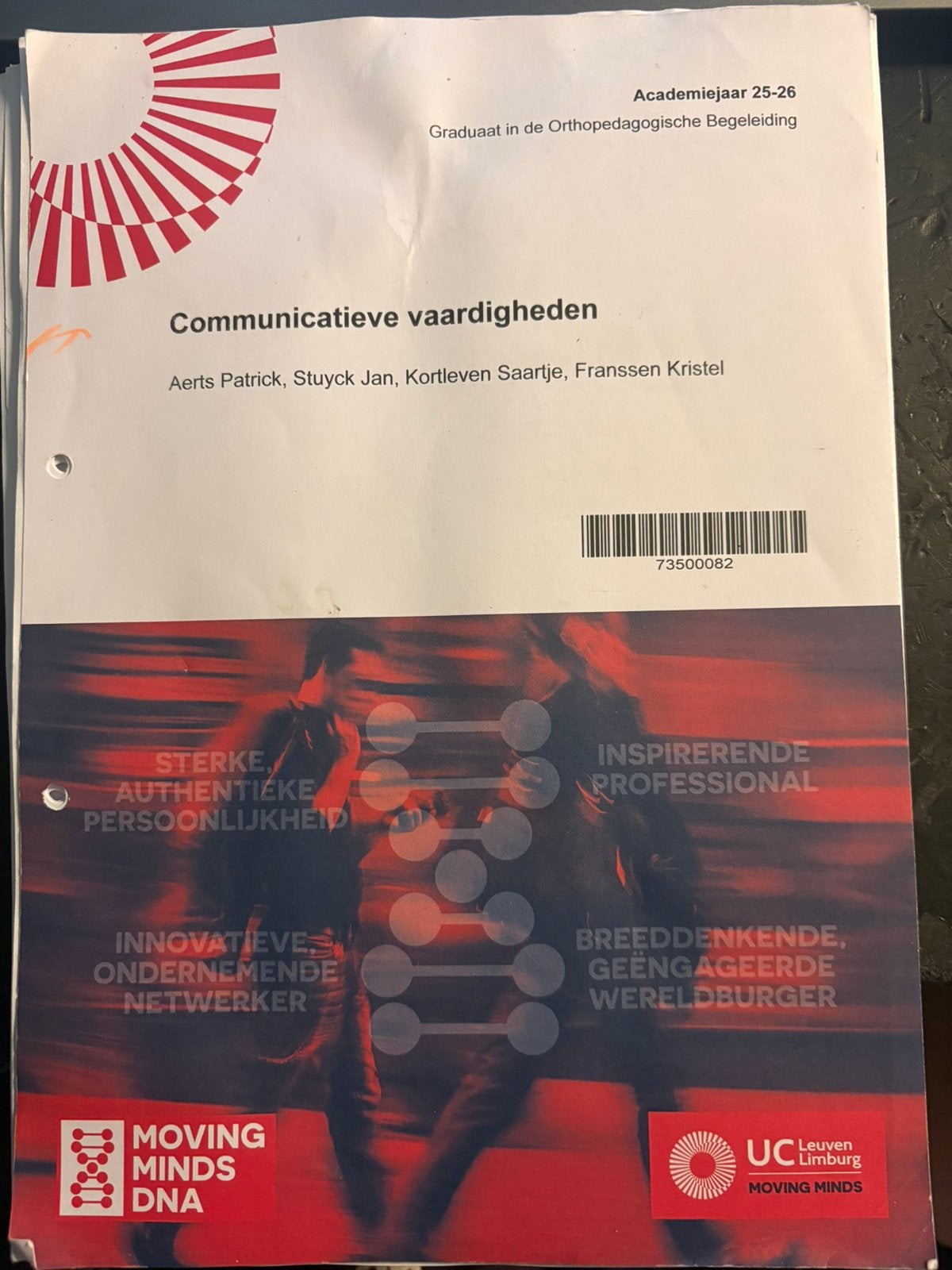 Cursus 1e jaar graduaat orthopedagogische begeleiding, Boeken, Ophalen, Nieuw, Hogeschool