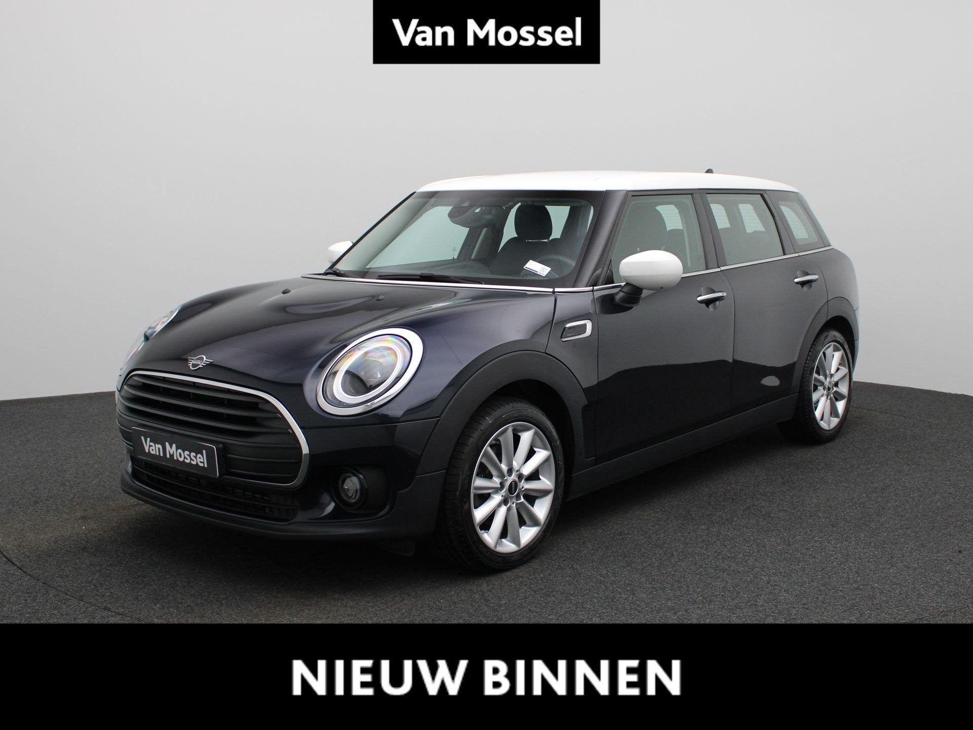 Mini Clubman Cooper (100 kW) | Camera | PDC A | Bluetooth |, Auto's, Stof, Gebruikt, 715 kg, Zwart