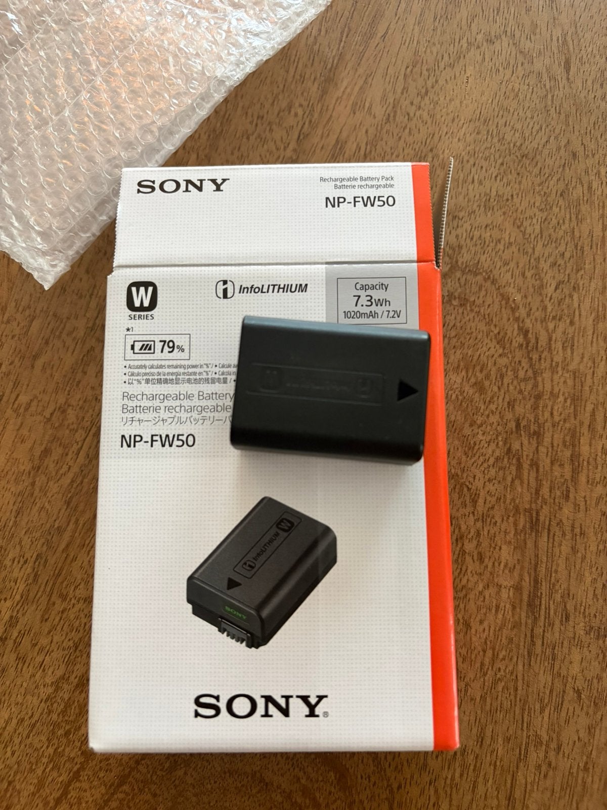 Originele sony NP-FW-50 batterij, Gebruikt, Sony, Batterij