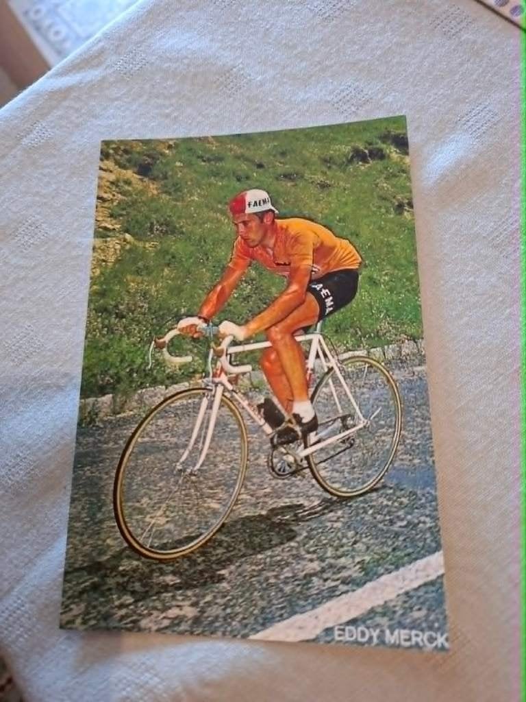 Foto (Repro) Eddy Merckx / Faema / Tour de France, Verzamelen, Ophalen of Verzenden, Zo goed als nieuw, Poster, Plaatje of Sticker