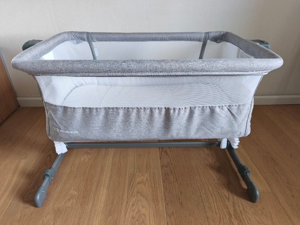 Co-sleeper kinderkraft lichtgrijs, Ophalen, Gebruikt, Minder dan 140 cm, Matras