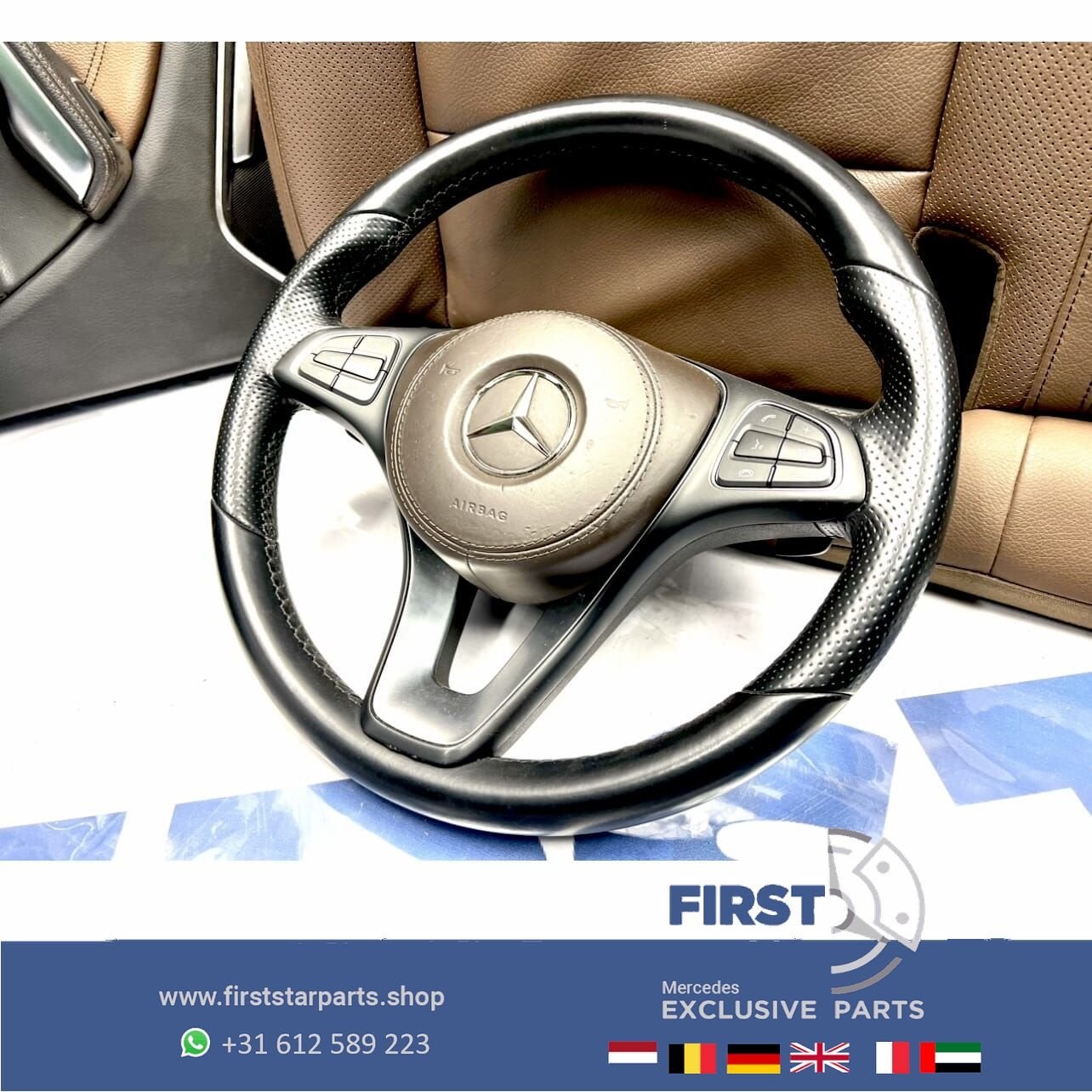 MERCEDES STUUR 2016-2019 A B C CLA E GLA GL GLK CLS KLASSE O, Gebruikt, -, Ophalen of Verzenden, -