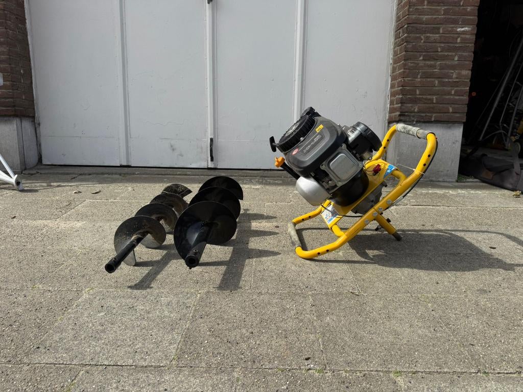 Professionele Grondboor LUMAG EB400PRO, Tuin en Terras, Ophalen, Zo goed als nieuw, Grondboor, Lumag