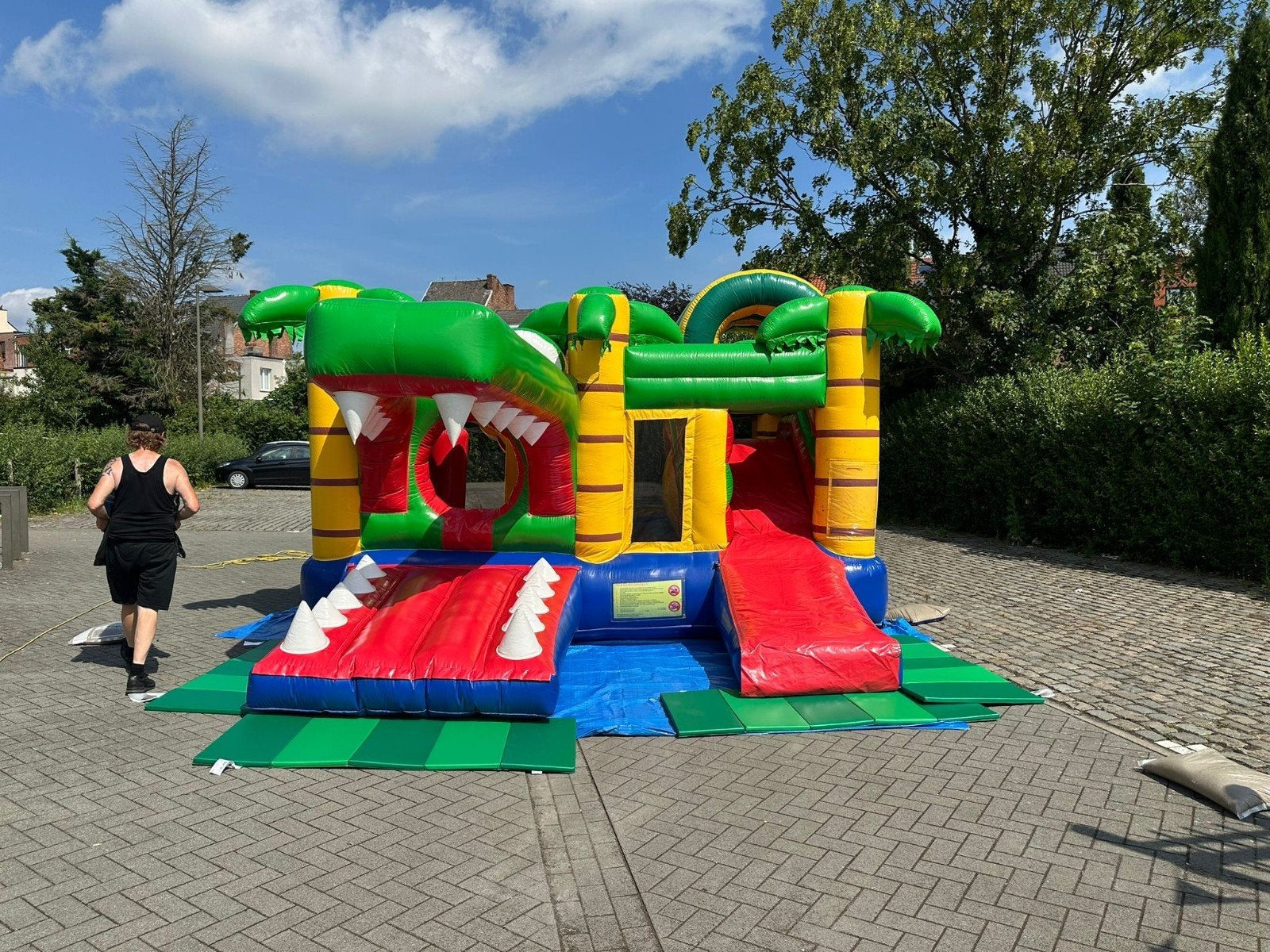 Springkasteel te huur, Enlèvement