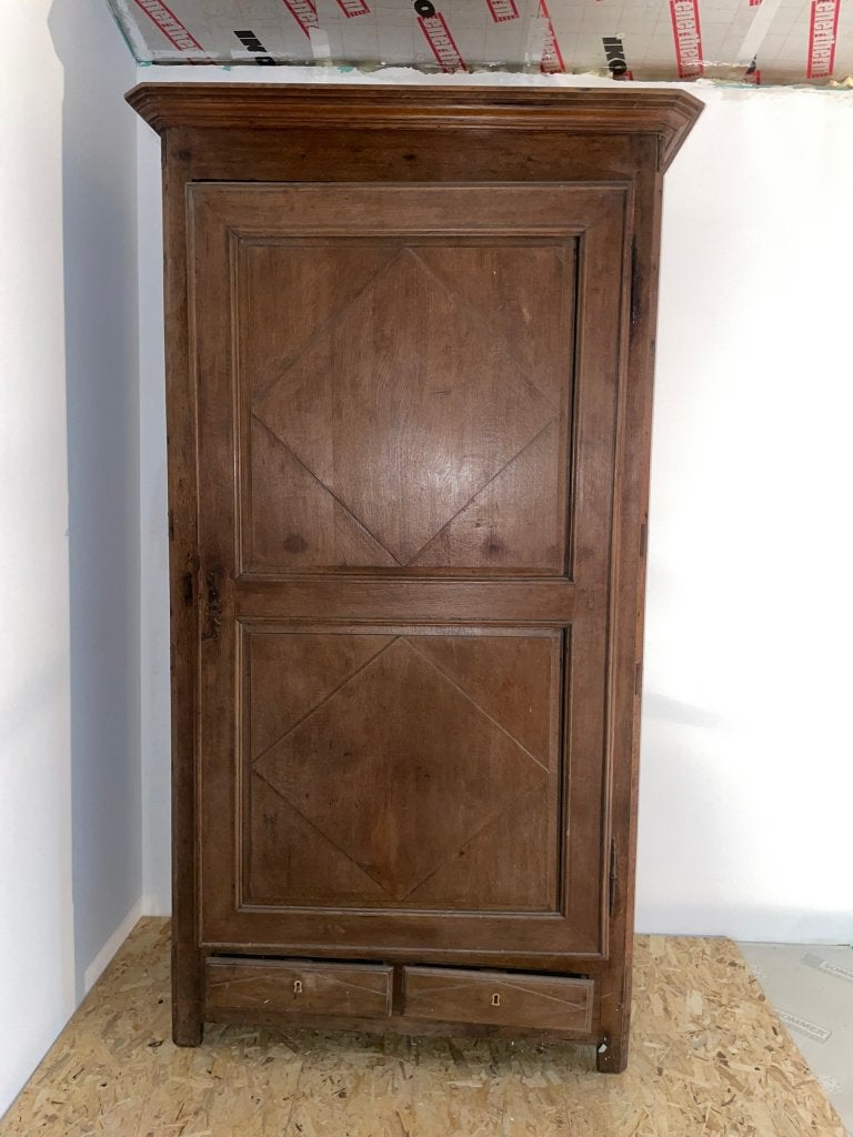 ANTIEKE KAST / Louis Philippe +/_ 1850, Ophalen