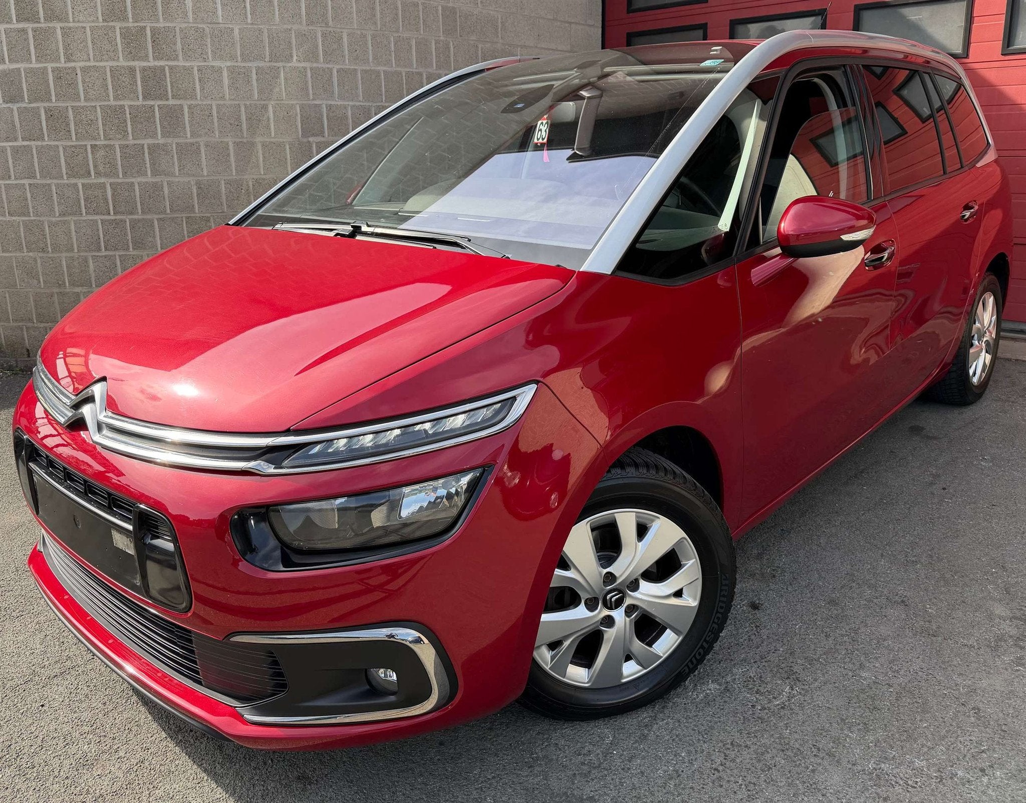 Citroën Grand C4 Picasso 1.6 BlueHDi Business GPS + 7 PL +, Autos, Rouge, Achat, Euro 6, Entreprise