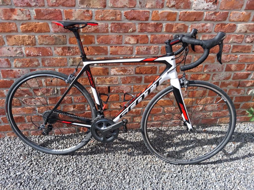 Vélo de route, Fietsen en Brommers, Fietsen | Racefietsen, Zo goed als nieuw, Heren, Overige merken, Carbon, 53 tot 57 cm, Ophalen