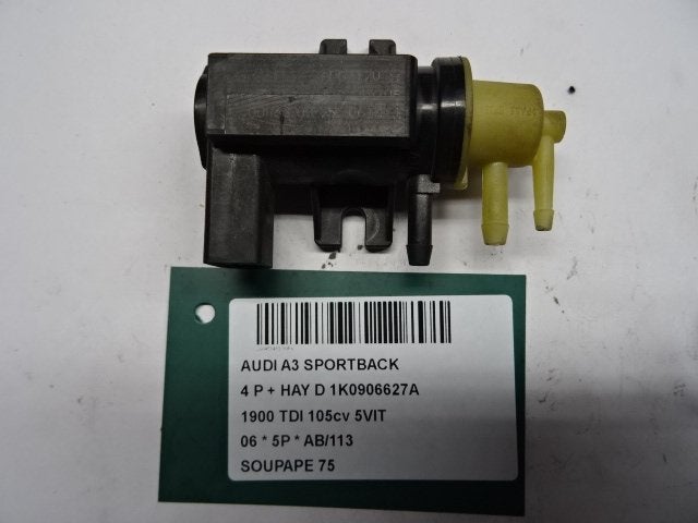 VACUUMVENTIEL Audi A3 Sportback (8PA) (1K0906627A), Gebruikt, Audi