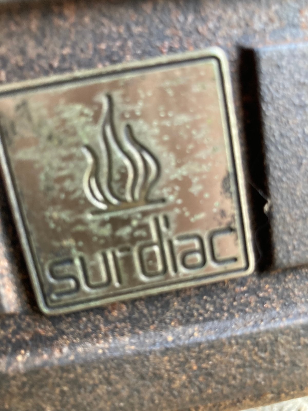 Gaskachel surdiac, Ophalen, Zo goed als nieuw