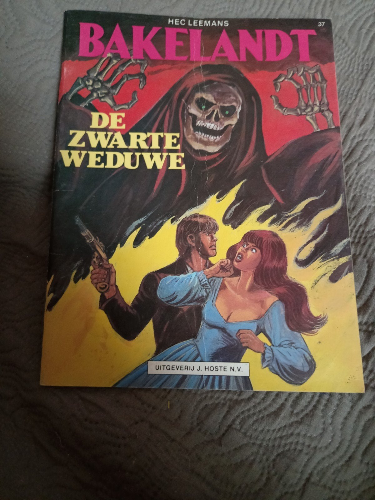 de zwarte weduwe EO, Enlèvement ou Envoi, Hec Leemans, Utilisé, Comics
