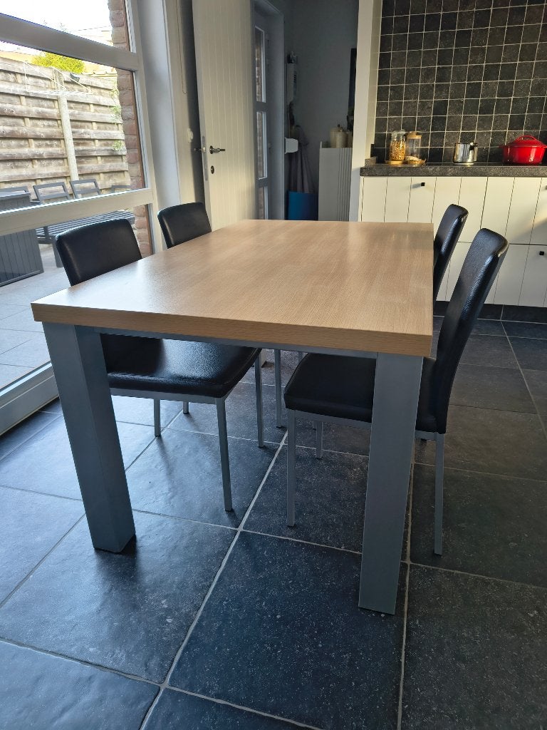 Te koop keukentafel, Huis en Inrichting, Ophalen, Gebruikt, 100 tot 150 cm, 50 tot 100 cm