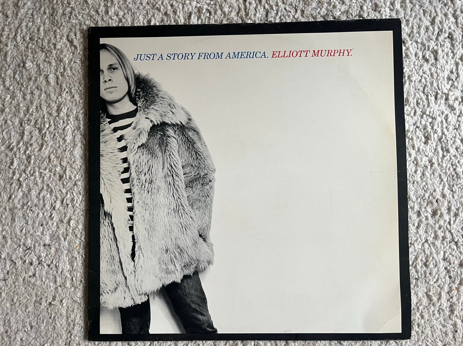 Lp Elliott Murphy, Juste une histoire d'Amérique, Enlèvement ou Envoi, Comme neuf, LP
