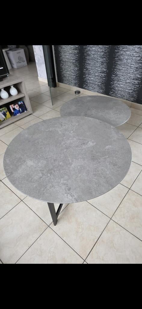 salontafel, Ophalen, Overige materialen, 50 tot 75 cm, Rond