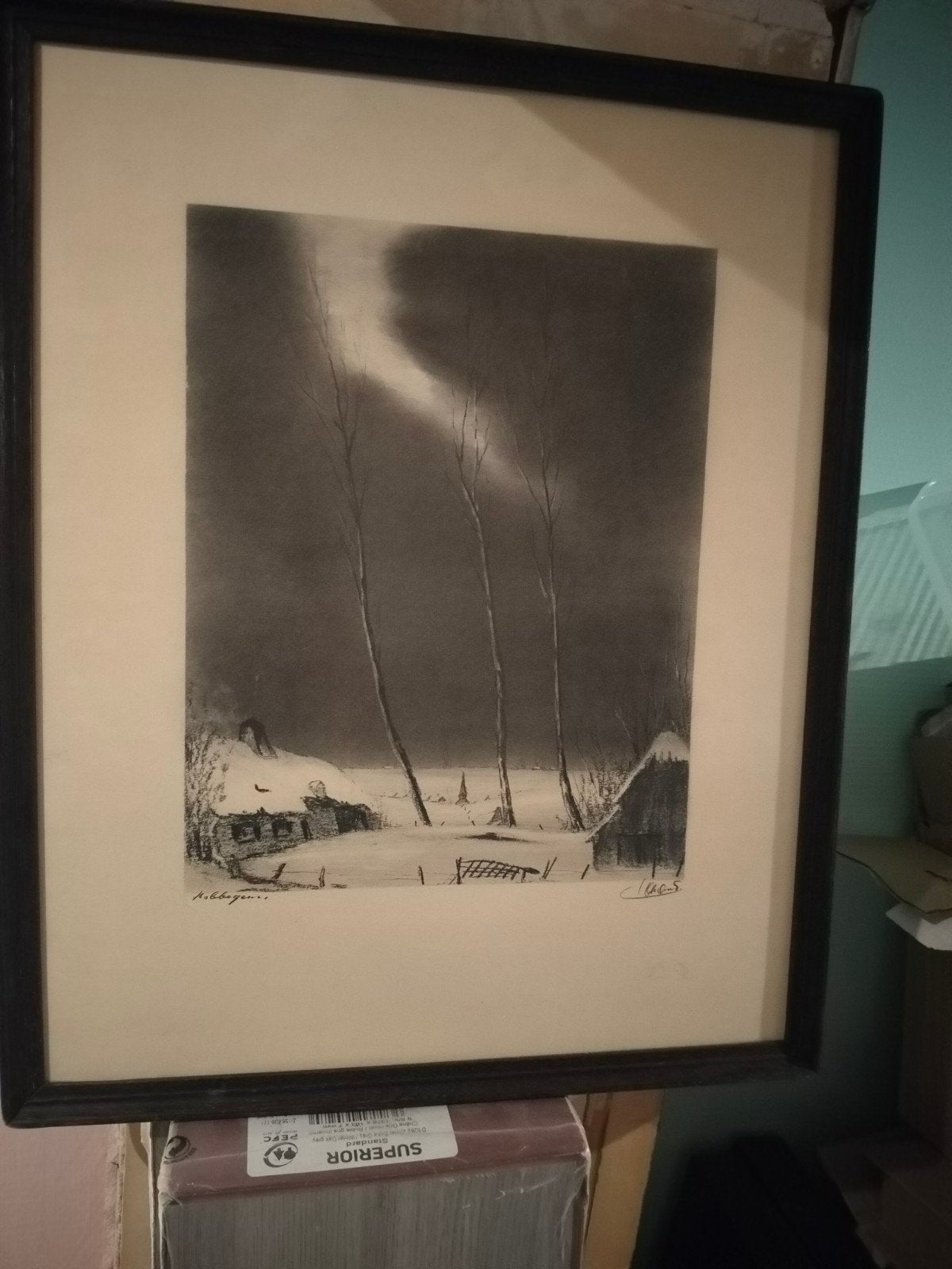 Mooi oud werkje, Ophalen, Landschap