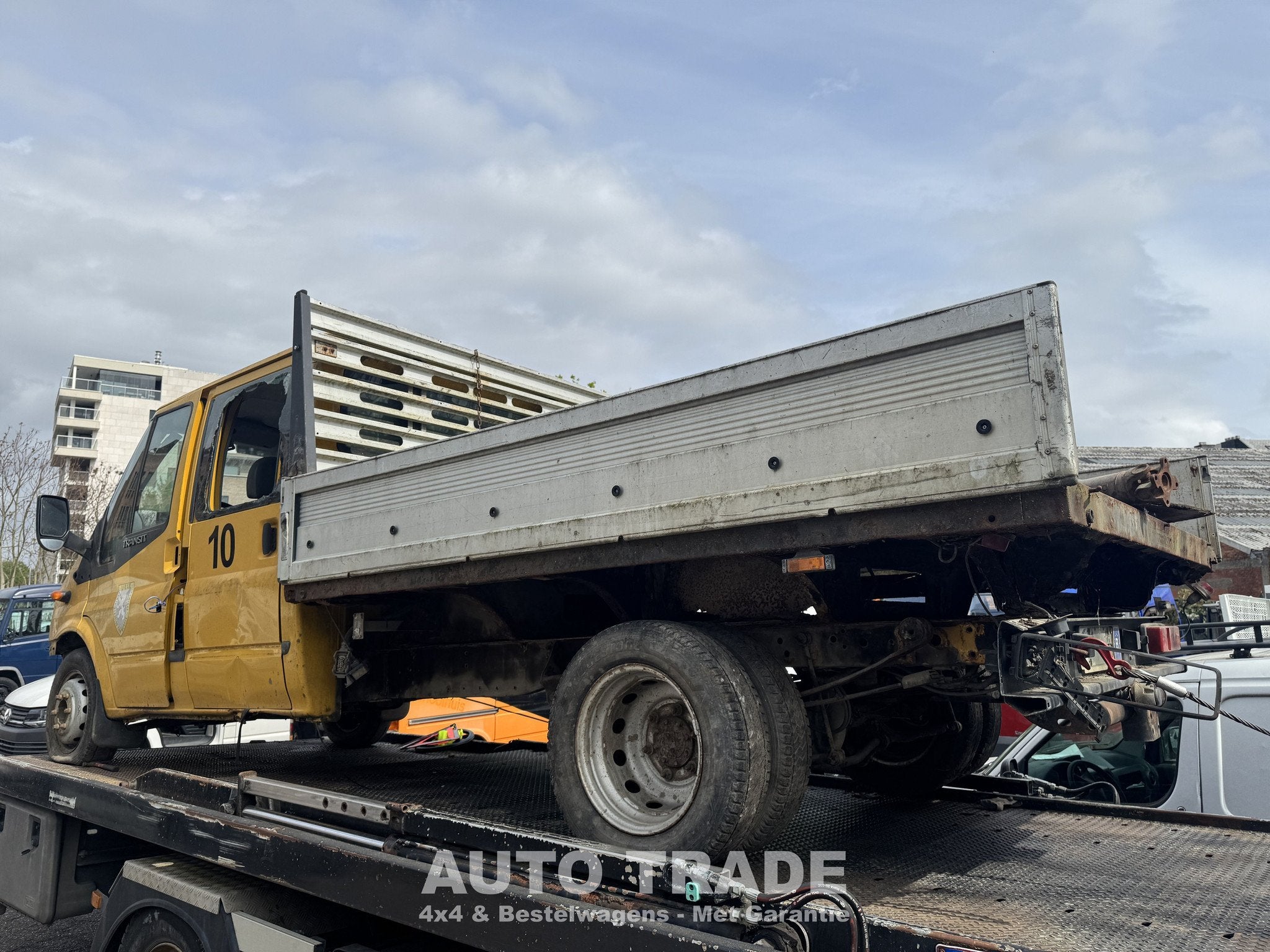 Ford Transit Open Laadbak | Dubbele Cabine | Zo meenemen |, 4 deurs, Gebruikt, 4 cilinders, Bedrijf
