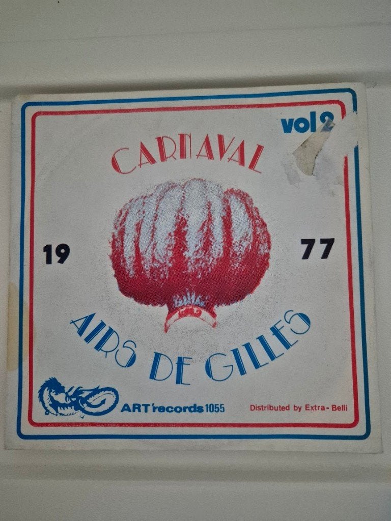 Carnaval Binche Airs de gilles 1977, Ophalen of Verzenden
