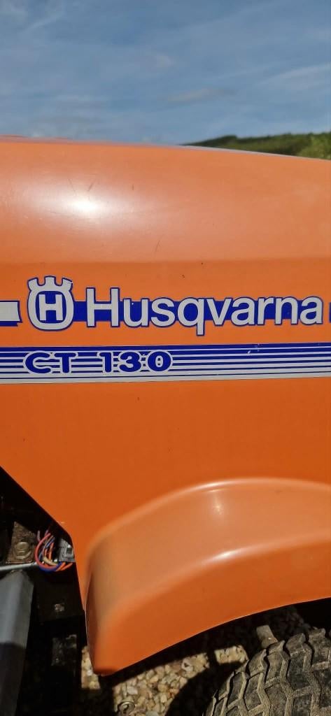 Tracteur tondeuse Husqvarna Ct 130, Enlèvement, Utilisé, Bac de ramassage