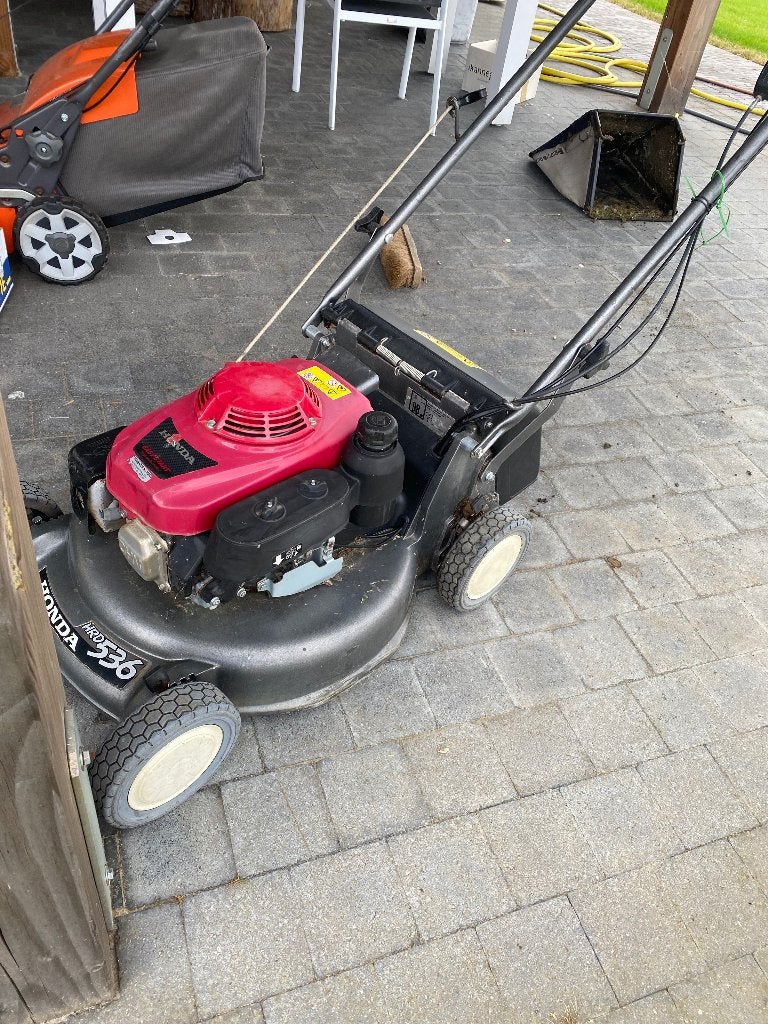Oude grasmaaier, Ophalen, Cirkelmaaier, Honda, Gebruikt