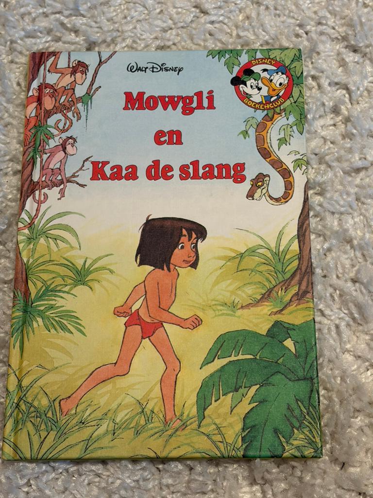 Disney boekenclub - Mowgli en Kaa de slang, Ophalen of Verzenden, Gelezen, Jongen of Meisje, Fictie algemeen