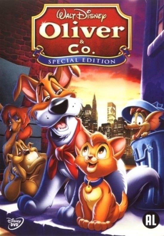 Disney dvd - Oliver & Co - Gouden rugnummer 30, Cd's en Dvd's, Ophalen of Verzenden
