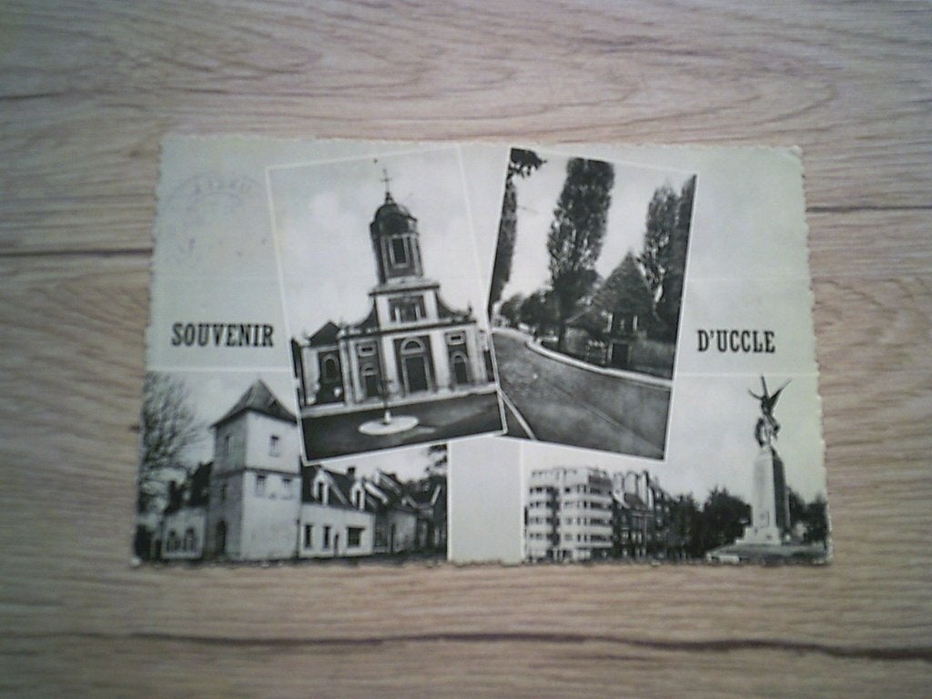 UCCLE - UKKEL: Souvenir - Bonjour, Collections, Cartes postales | Belgique, Enlèvement ou Envoi, 1920 à 1940, Affranchie, Bruxelles (Capitale)