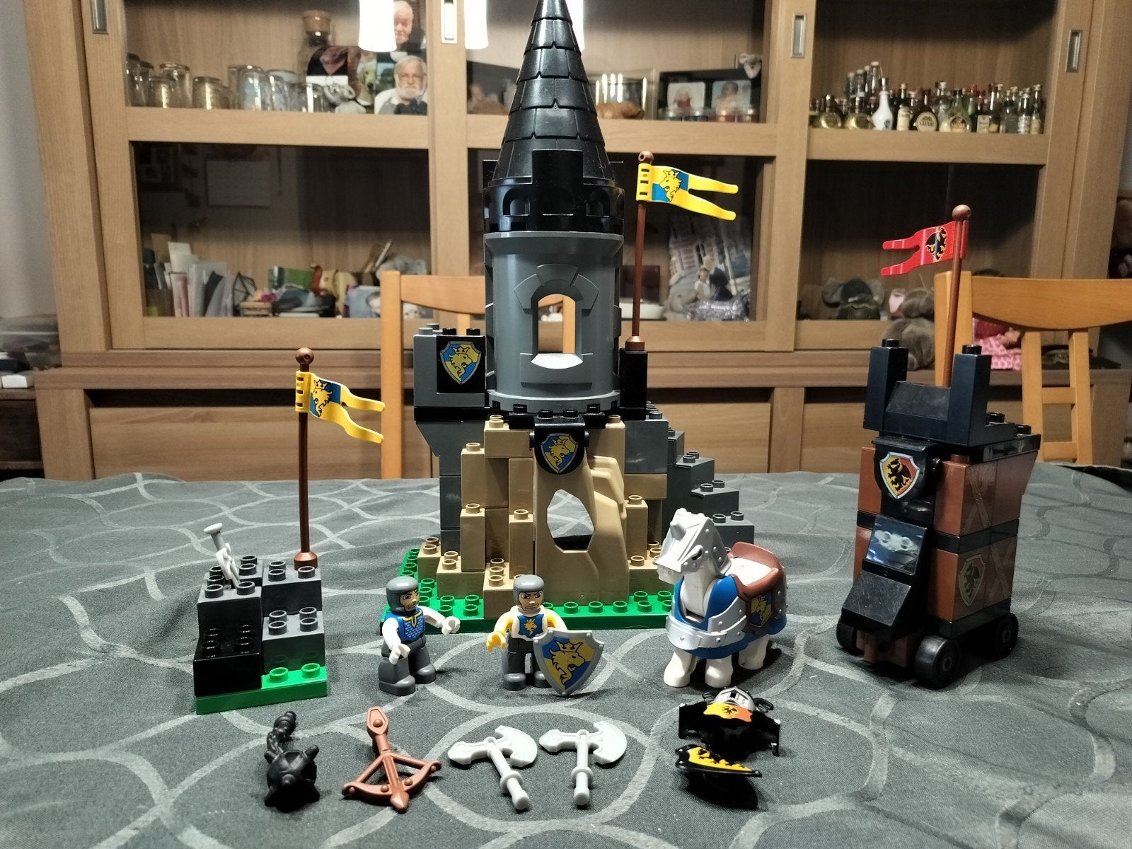 Lego Duplo 4779+4775 Defense tower, Enlèvement ou Envoi, Utilisé, Ensemble complet, Duplo