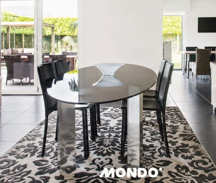 Eettafel 270cm, Huis en Inrichting, Ophalen, Glas