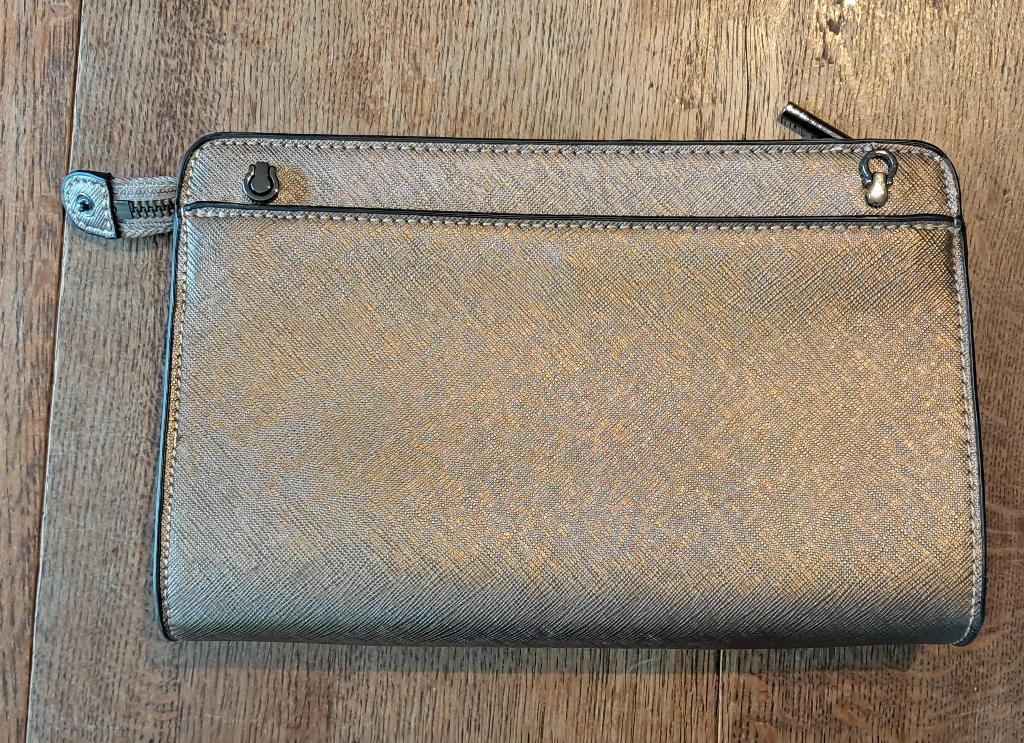 Clutch handtasje met goud accent, Ophalen, Zo goed als nieuw, Overige kleuren, Avondtasje